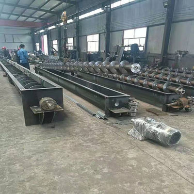 نوار نقاله پیچی صنعتی U Trough SUS304 برای انتقال لجن دانه خرد شده