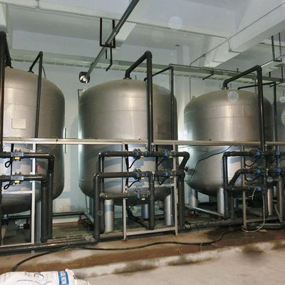 مخزن فیلتر تصفیه آب چند رسانه ای SS304 برای رزین کربن فعال شن کوارتز