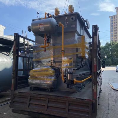 دستگاه شناور هوای محلول DAF جریان افقی فولاد ضد زنگ یکپارچه 50 متر مکعب در ساعت