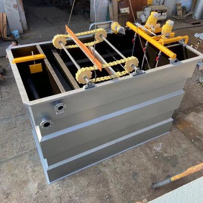 دستگاه شناور هوای محلول DAF جریان افقی فولاد ضد زنگ یکپارچه 50 متر مکعب در ساعت