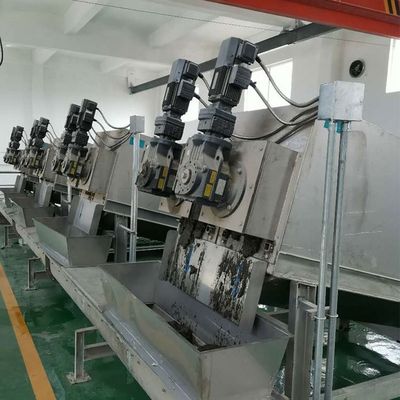 دستگاه آبگیری لجن مارپیچ 15m3/H تجهیزات لجن گیری کارخانه مواد غذایی