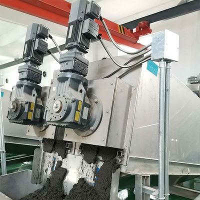 دستگاه آبگیری لجن مارپیچ 15m3/H تجهیزات لجن گیری کارخانه مواد غذایی