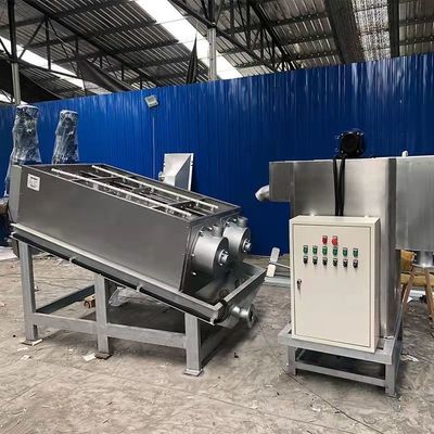 دستگاه آبگیری لجن مارپیچی 12m3/H آبگیری لجن زغال سنگ استیل ضد زنگ