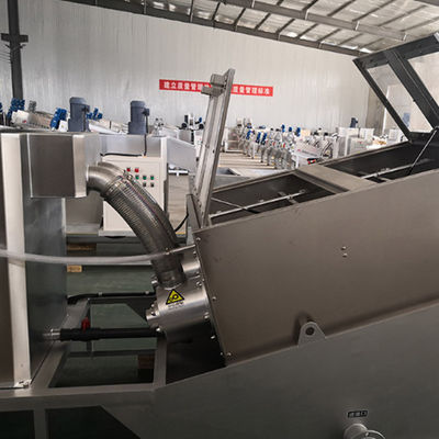 دستگاه آبگیری لجن پرس پیچ 50m3/H برای کارخانه شیمیایی