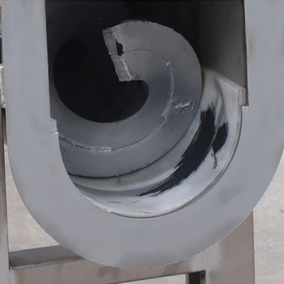 نوار نقاله پیچ بدون شفت U Groove Breeding Textile Factory Sludge spiral conveyor