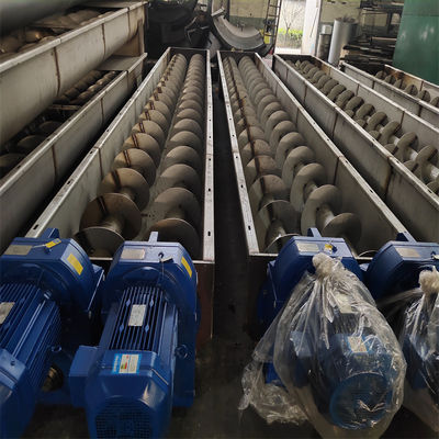 تجهیزات نوار نقاله باقیمانده شبکه نقاله مارپیچی بدون شفت تصفیه خانه فاضلاب