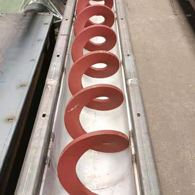 نوار نقاله مارپیچی بدون محور نوار نقاله لجن فولاد منگنز برای پودر خشک شنی