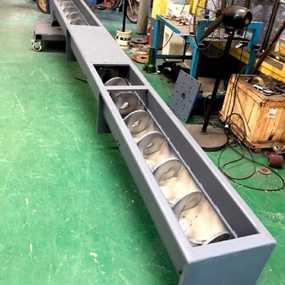 نوار نقاله پیچی U شکل بدون شفت برای بتن خاکستر کربن لجن دانه ملات