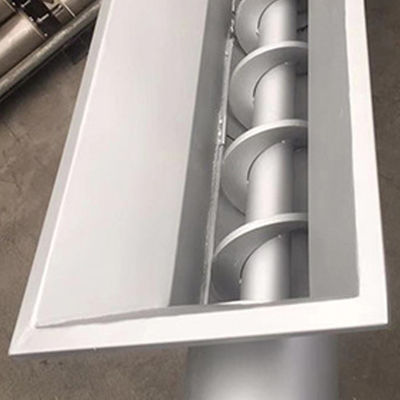 نوار نقاله پیچی U شکل بدون شفت برای بتن خاکستر کربن لجن دانه ملات