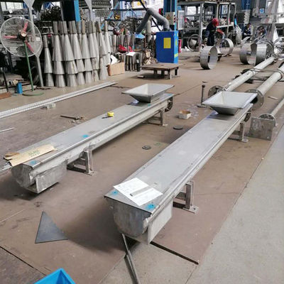 نوار نقاله پیچی نوع U برای دانه سنگ معدن خاکستر سیمان لجن