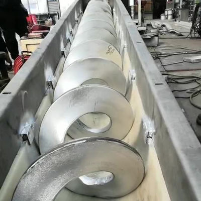 نوار نقاله پیچی نوع U برای دانه سنگ معدن خاکستر سیمان لجن