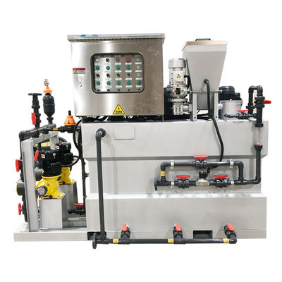 PAM PAC Dry Powder Full Automatic Dosing Machine Acid Base Integrated