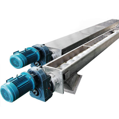 304 فولاد ضد زنگ کشاورزی اسکرو نقاله فیدر بدون شفت کربن فولادی