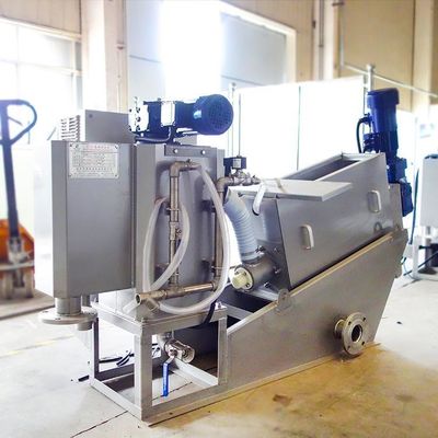 تجهیزات آبگیری لجن کارخانه شیمیایی پیچ پرس تمام اتوماتیک