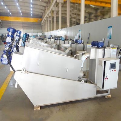 تجهیزات آبگیری لجن کارخانه شیمیایی پیچ پرس تمام اتوماتیک