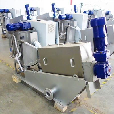 تجهیزات آبگیری لجن کارخانه شیمیایی پیچ پرس تمام اتوماتیک