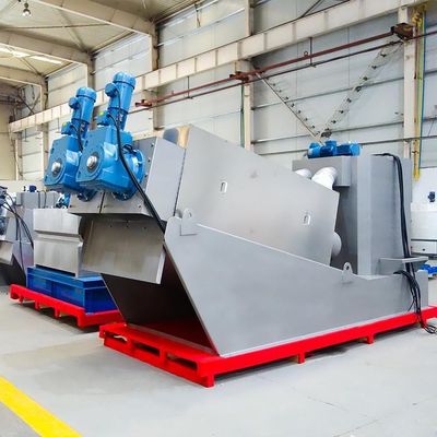 تجهیزات آبگیری لجن کارخانه شیمیایی پیچ پرس تمام اتوماتیک