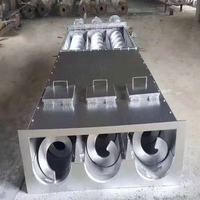 فولاد ضد زنگ نوار نقاله پیچ بدون محور با مقاومت در برابر درجه حرارت بالا