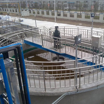 مخزن ته نشینی فاضلاب مرکز درایو لجن خراش 304 فولاد ضد زنگ