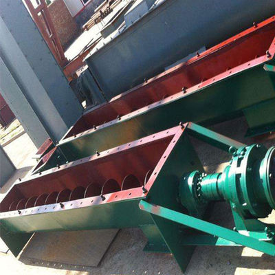 نوار نقاله پیچ مارپیچ آهکی بدون شفت نوع U صنعتی شیبدار افقی