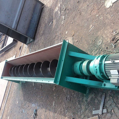 نوار نقاله پیچ مارپیچ آهکی بدون شفت نوع U صنعتی شیبدار افقی