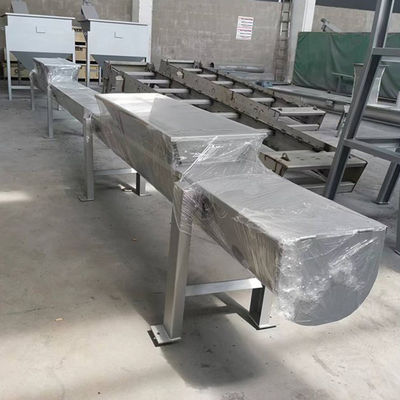 نوار نقاله پیچ سیمانی SS بدون محور U شکل برای آهک زغال سنگ پودر شده خوراک دام