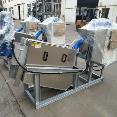 دستگاه آبگیری لجن ولوت برای مدفوع ادرار پرس پیچ پیچ فولادی ضد زنگ