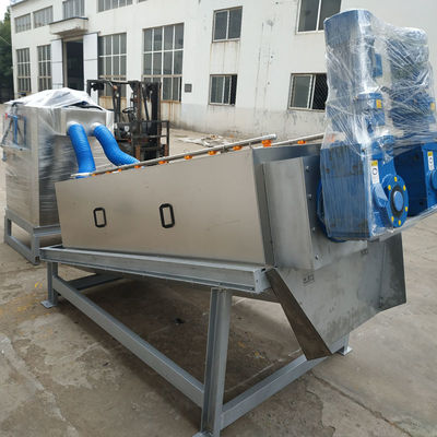 دستگاه آبگیری لجن ولوت برای مدفوع ادرار پرس پیچ پیچ فولادی ضد زنگ