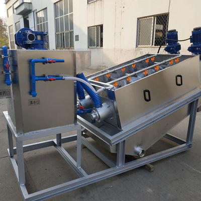 دستگاه آبگیری لجن ولوت برای مدفوع ادرار پرس پیچ پیچ فولادی ضد زنگ