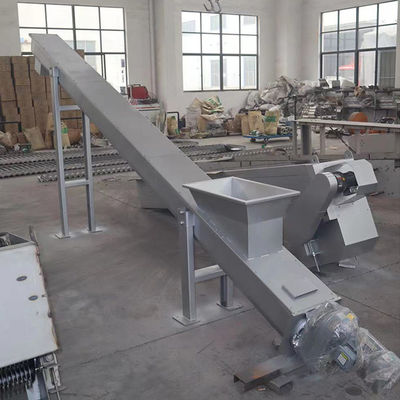 نوار نقاله پیچ بدون شفت فولاد ضد زنگ برای نوار نقاله مارپیچی دانه پودری