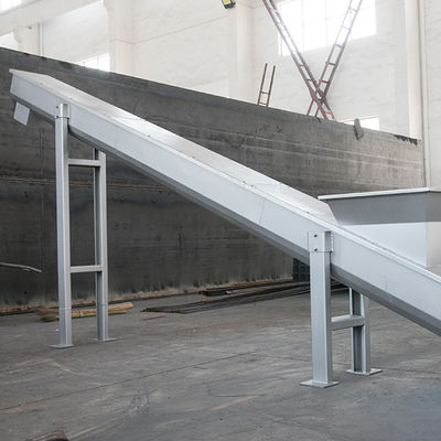 نوار نقاله پیچ بدون شفت فولاد ضد زنگ برای نوار نقاله مارپیچی دانه پودری