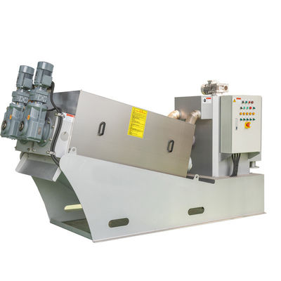 100m3/H دستگاه آبگیری لجن مارپیچی تجهیزات تصفیه لجن SUS316L