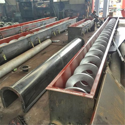 نوار نقاله پیچ فولادی ضد زنگ افقی دو شفت 1000 میلی متر برای صنعت زغال سنگ