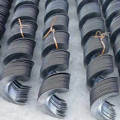 نوار نقاله پیچ فولادی ضد زنگ افقی دو شفت 1000 میلی متر برای صنعت زغال سنگ