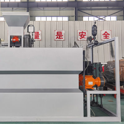 تجهیزات دوز پودر خشک سه محفظه PAM/PAC یکپارچه 4000 لیتر در ساعت