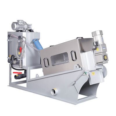 تجهیزات آبگیری لجن مارپیچی تمام اتوماتیک 304SS 30-50 کیلوگرم در ساعت