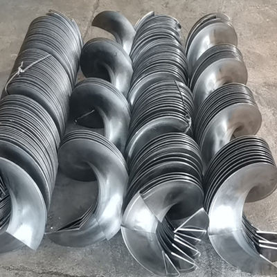 تسمه نقاله اسکرو فولاد کربنی قابل تنظیم فیدر پودر خشک نوع U به طول 7 متر