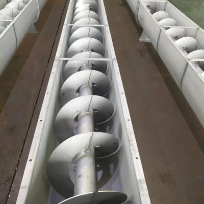 نوار نقاله پیچی 1-40 متری نوار نقاله پیچی مارپیچ برای انتقال لجن زباله های نفتی