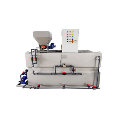 سیستم دوز پلیمری دستگاه دوز شیمیایی 6000 لیتری 2.2 کیلووات برای تصفیه فاضلاب