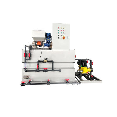 سیستم دوز پلیمری دستگاه دوز شیمیایی 6000 لیتری 2.2 کیلووات برای تصفیه فاضلاب