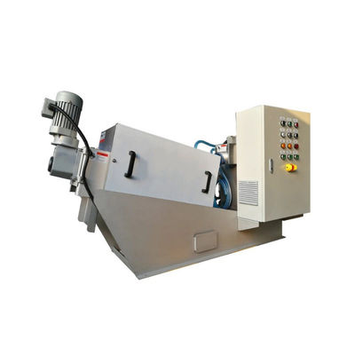 دستگاه آبگیری لجن پرس پیچ SS304/316 2.25kw اتوماتیک در حال اجرا