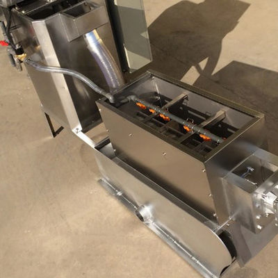 دستگاه آبگیری لجن پرس پیچ SS304/316 2.25kw اتوماتیک در حال اجرا