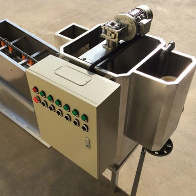 دستگاه آبگیری لجن پرس پیچ SS304/316 2.25kw اتوماتیک در حال اجرا