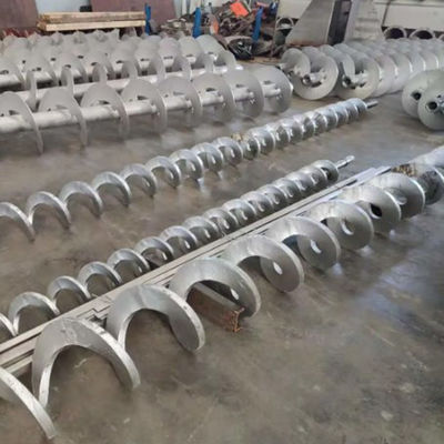 304/316SS سیمان زغال سنگ آهک بتن دانه مارپیچ نوار نقاله 1.5-5.5kw