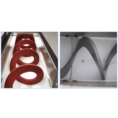 نوار نقاله پیچی شیبدار Ss قابل حمل 30t/H تسمه نقاله پیچی لجنی شیاردار