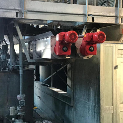 نوار نقاله پیچ بدون شفت فولاد کربنی با طول 1 تا 100 متر برای پودر دانه سیمان