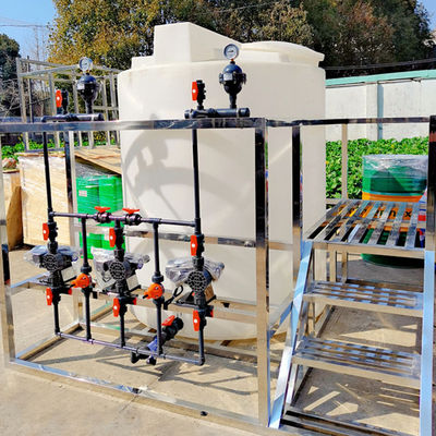 دستگاه دوز تمام اتوماتیک CE ISO 250L~10000L سیستم دوز فلوکولانت PAC/PAM