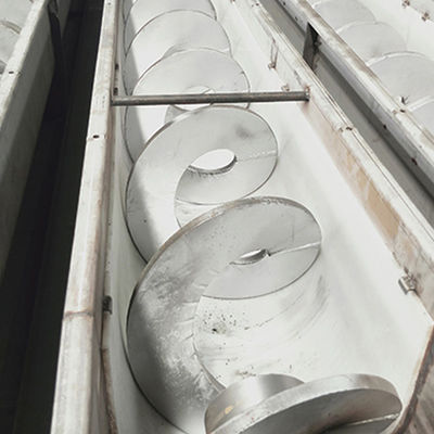 نوار نقاله پیچی بدون محور 5t/H SS316 برای رنگرزی تصفیه فاضلاب