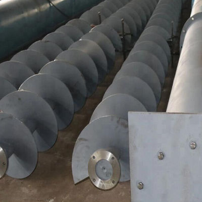 نوار نقاله پیچی لجن آبگیری SUS304 برای حمل و نقل شن و ماسه آهک خرد شده زغال سنگ