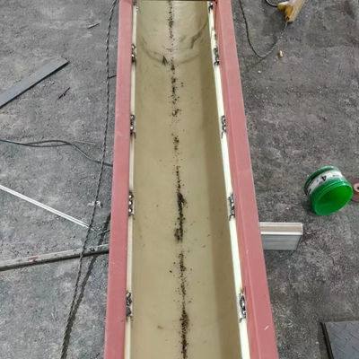 سرعت قابل تنظیم نوار نقاله مارپیچی بدون شفت فولاد کربنی 1 ~ 100 متر سفارشی